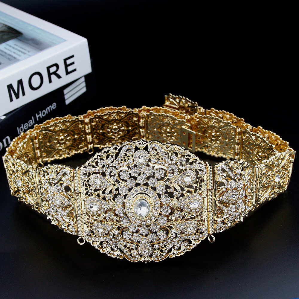 Ethnic Modern Fashion - Sunspicems Wide Morocco Belt For Women