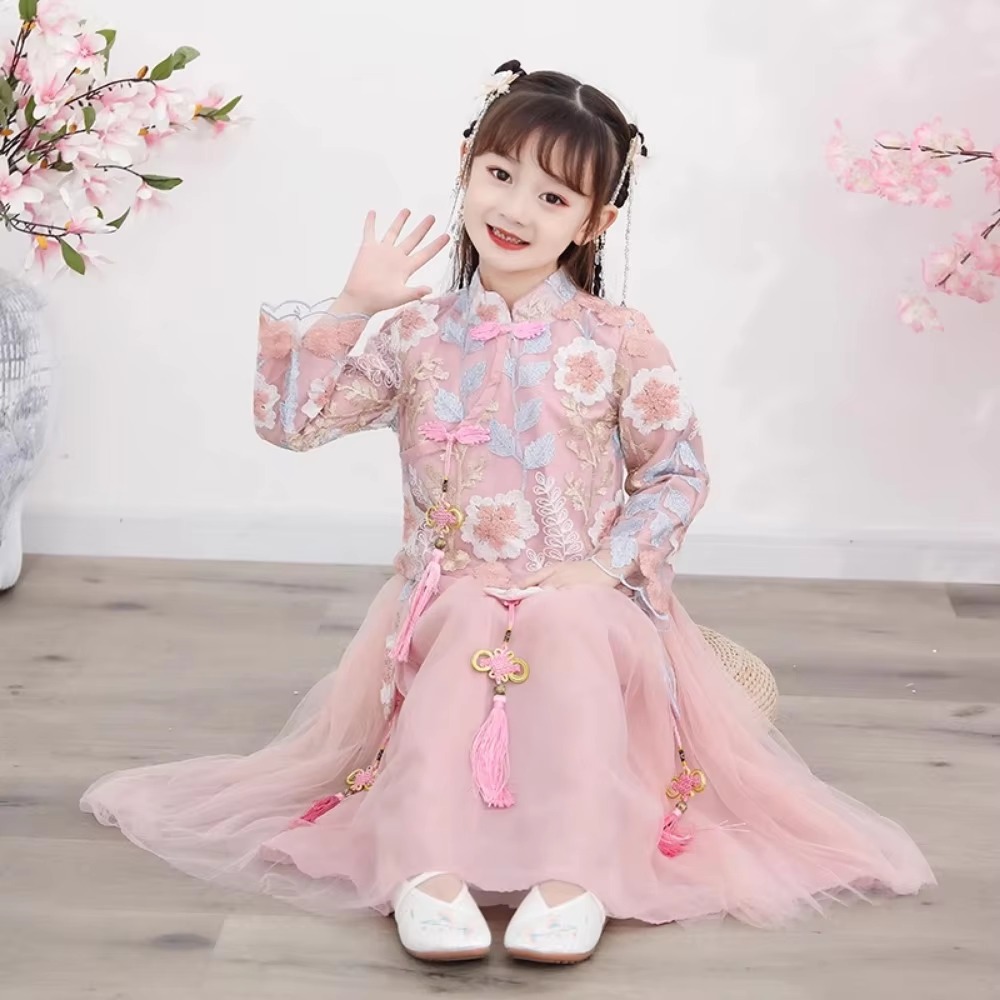 Kids Clothes Girl Dress Childr - Fashion Show Ethnic Wear ulasan dan harga