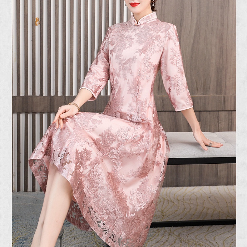 Elegant Women Aodai Vietnam Ch - Ao Dai Vietnam Dress ulasan dan harga