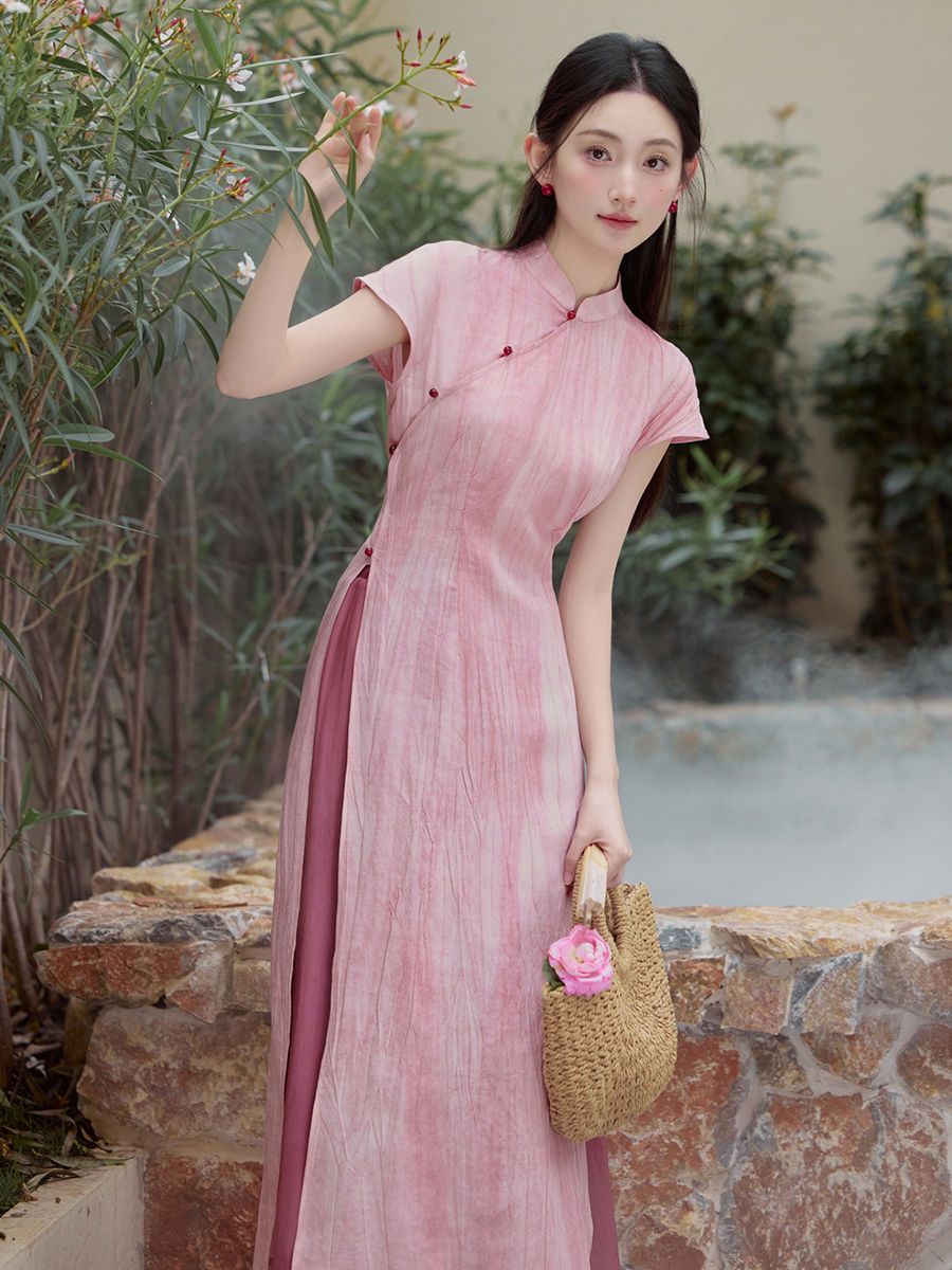 Spring summer vietnam aodai ch - Ao Dai Vietnam Dress ulasan dan harga