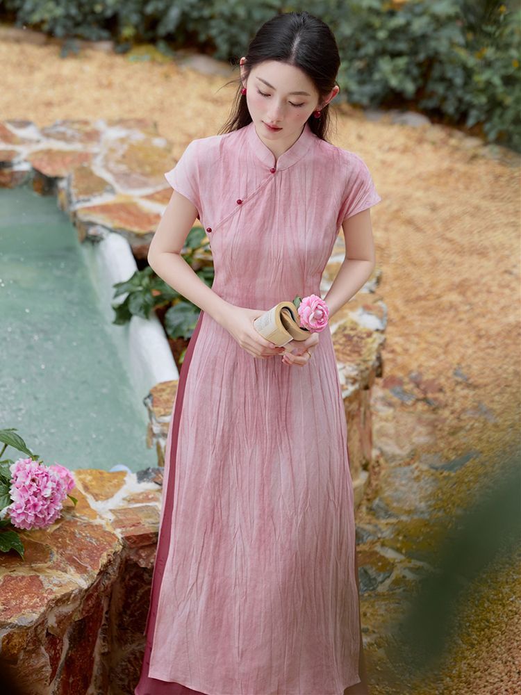 Spring summer vietnam aodai ch - Ao Dai Vietnam Dress ulasan dan harga