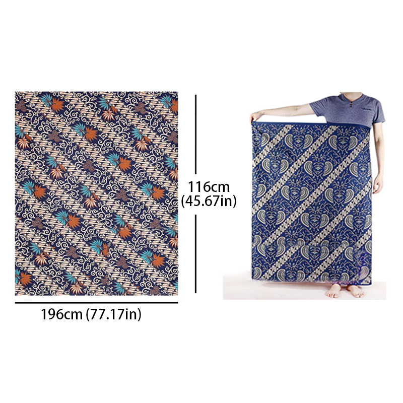Unisex Traditional Southeast A - Batik Sarong Wrap ulasan dan harga
