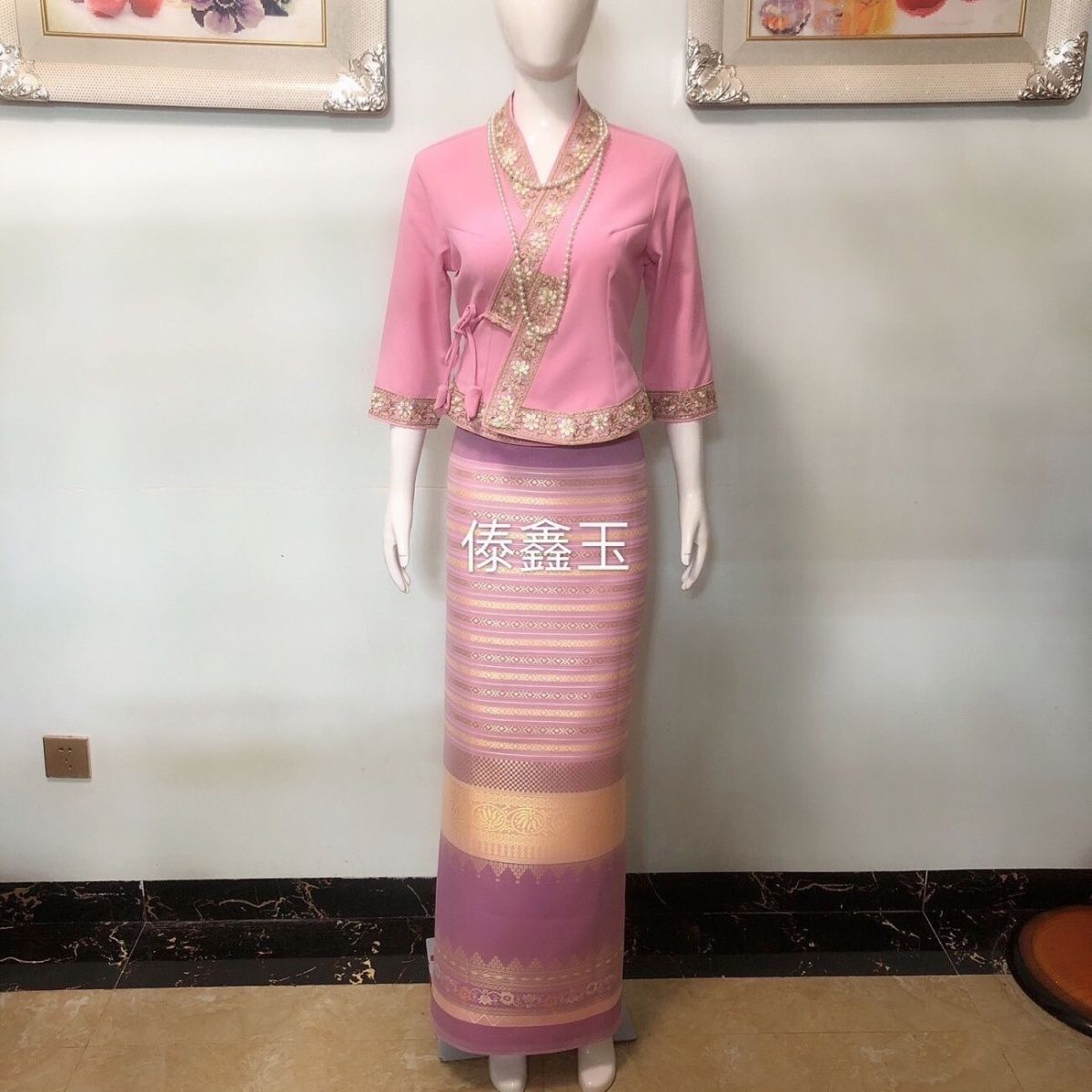 2pcsThailand Long-gyi Skirt Da - Batik Sarong Wrap ulasan dan harga