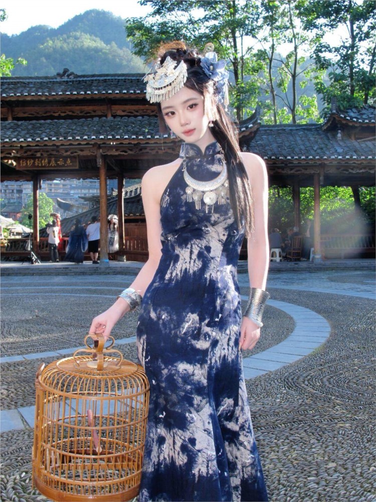 New batik dress cool women's w - Fashion Show Ethnic Wear ulasan dan harga