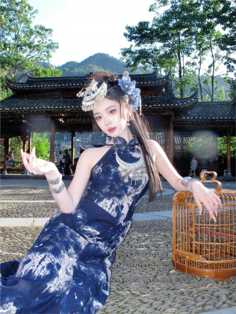 New batik dress cool women's w - Fashion Show Ethnic Wear ulasan dan harga