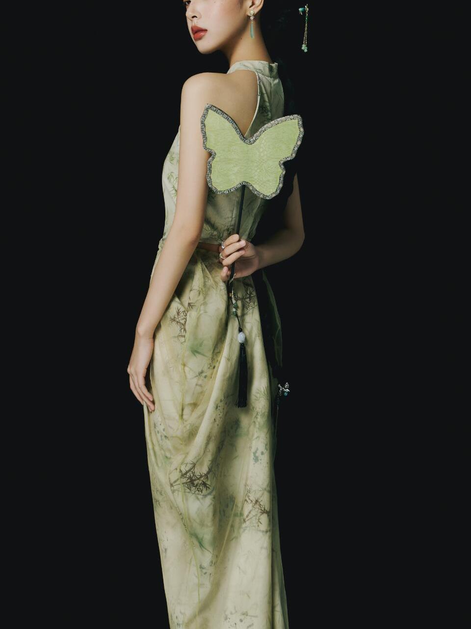 New Green Chinese Style Backle - Ethnic Fashion Studio ulasan dan harga