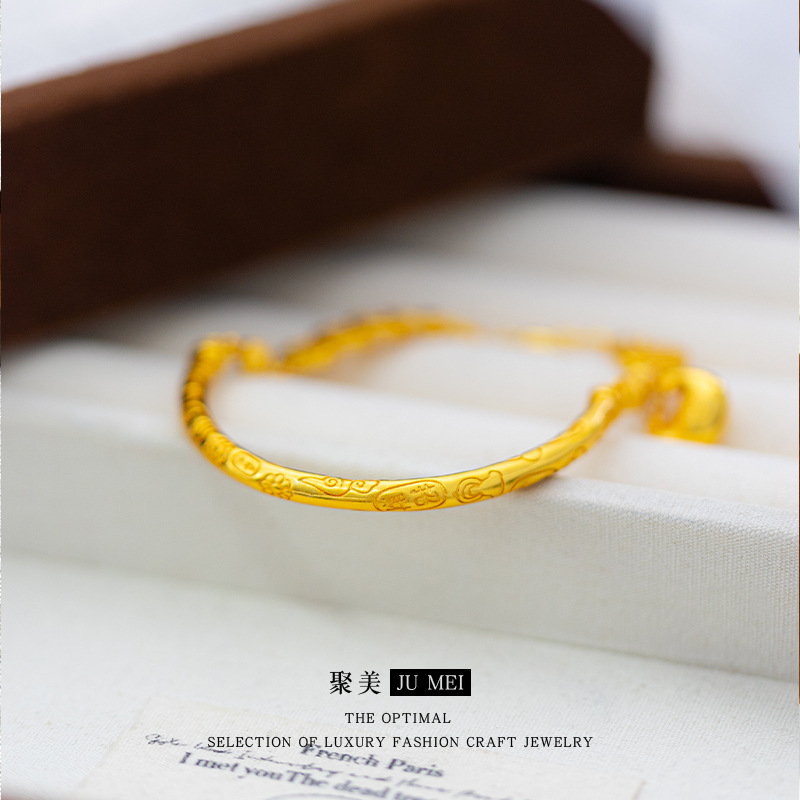9999 24K Real Gold Fashion Gol - Ethnic Fashion Store ulasan dan harga