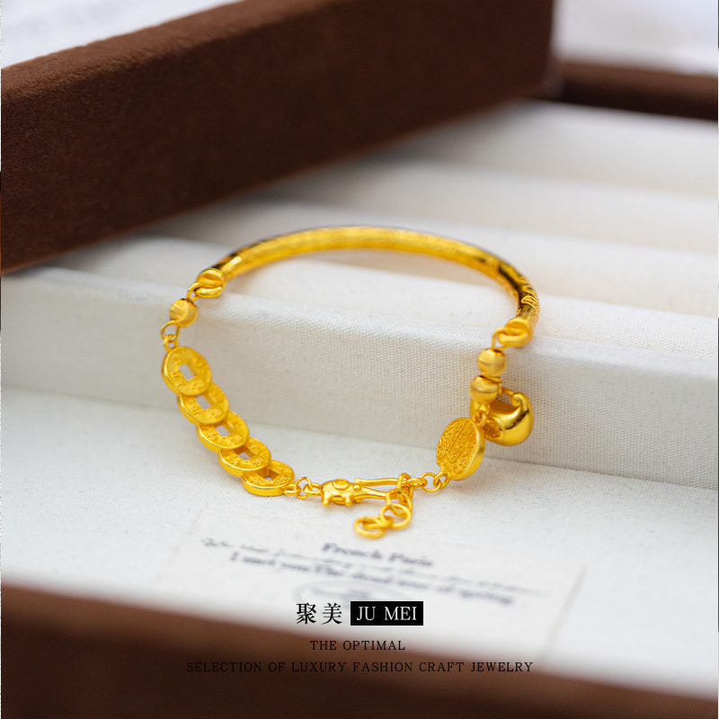 9999 24K Real Gold Fashion Gol - Ethnic Fashion Store ulasan dan harga