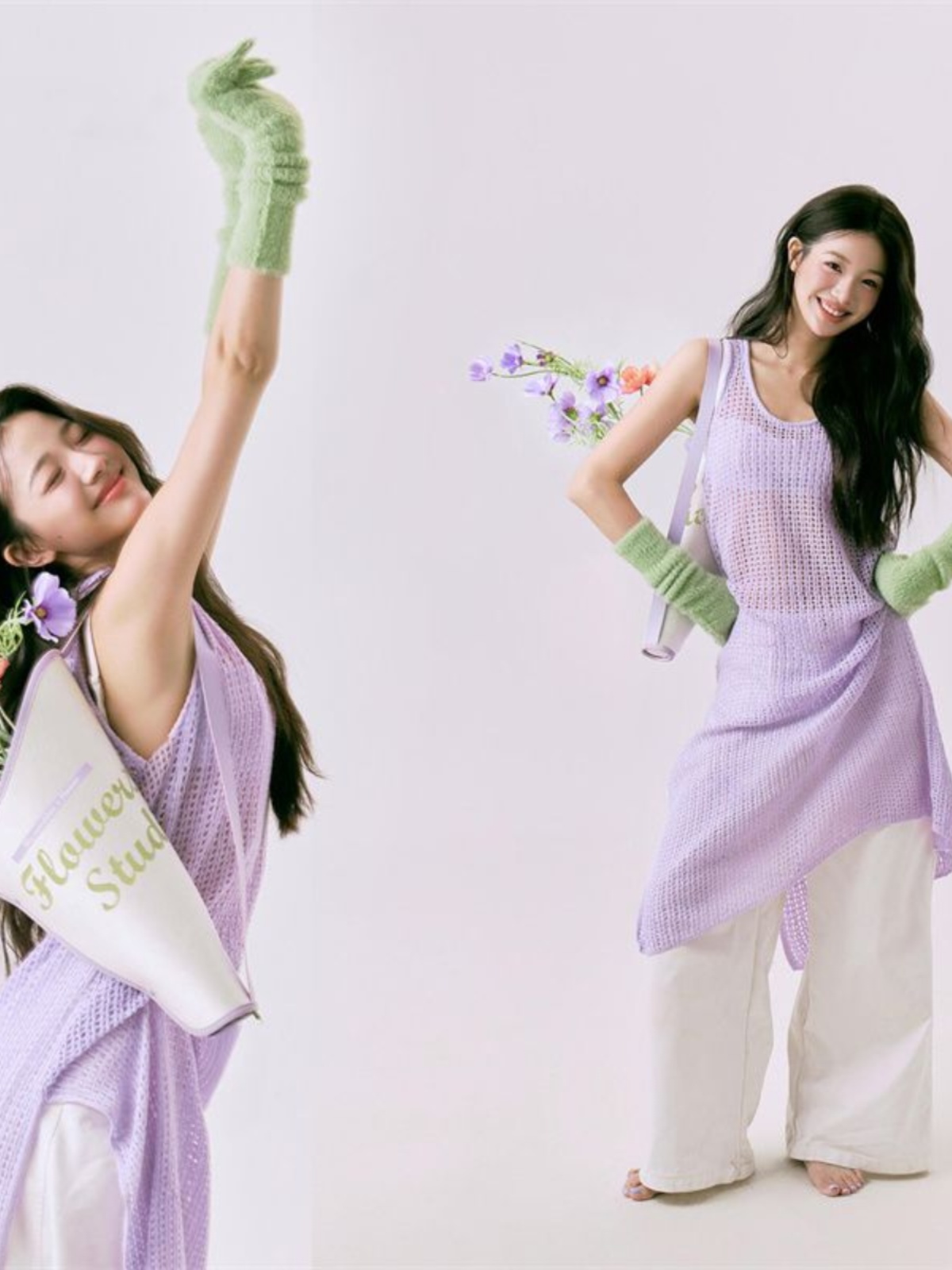 Romantic Spring  Flower Print  - Ethnic Fashion Studio ulasan dan harga