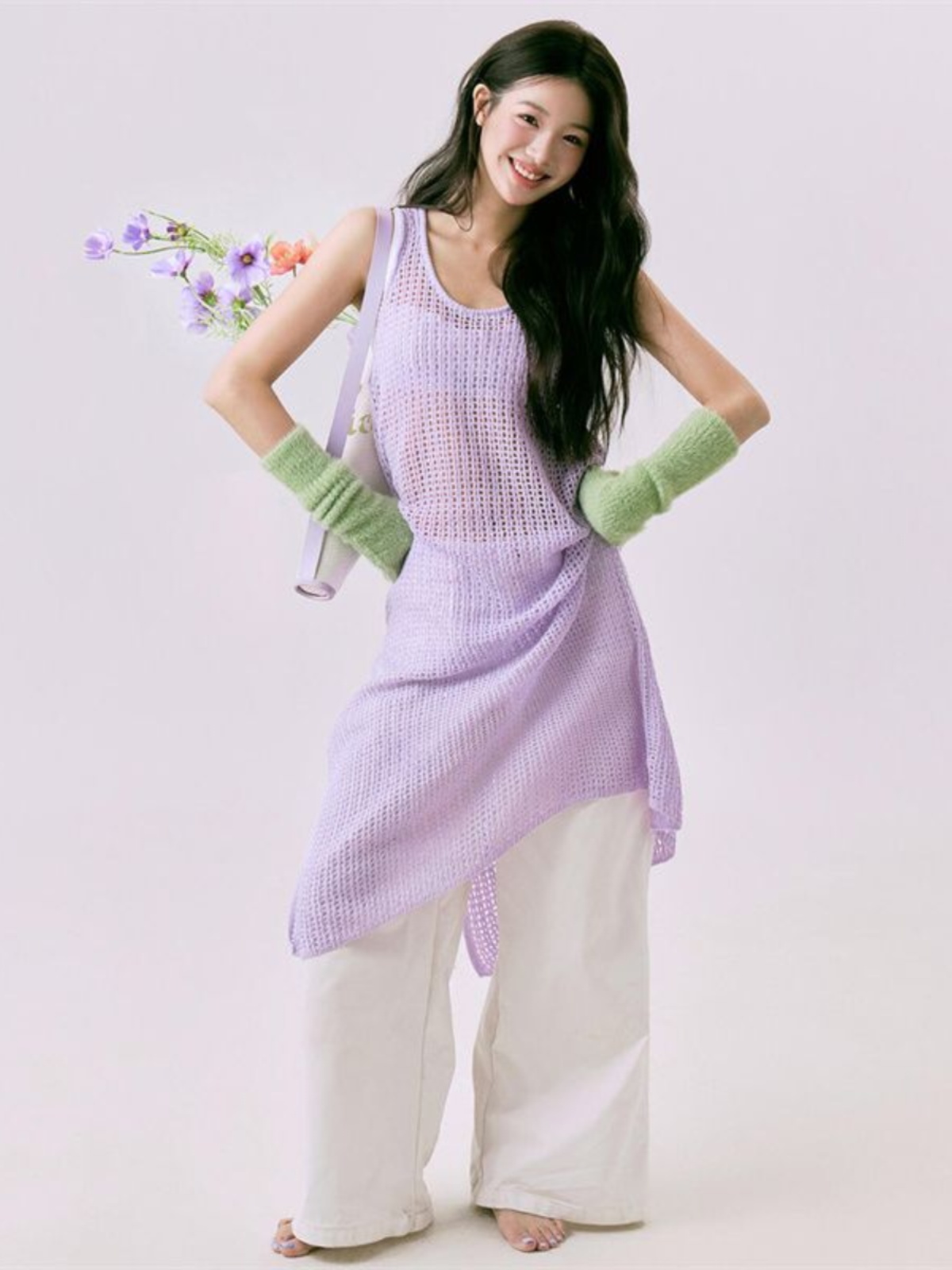 Romantic Spring  Flower Print  - Ethnic Fashion Studio ulasan dan harga
