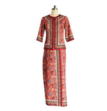 Singapore Airlines Flight Atte - Batik Sarong Wrap ulasan dan harga