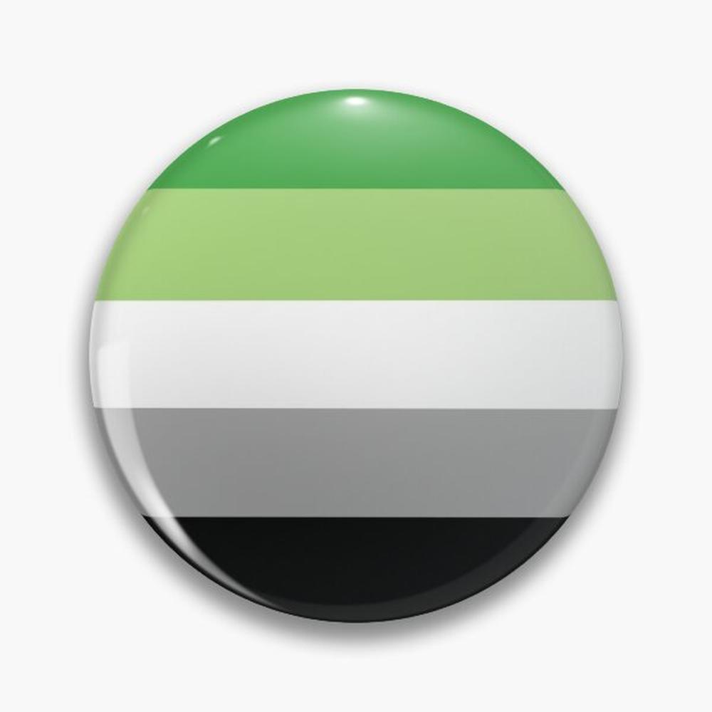 Aromantic Flag Pin Buttons Bro - Ethnic Modern Fashion ulasan dan harga