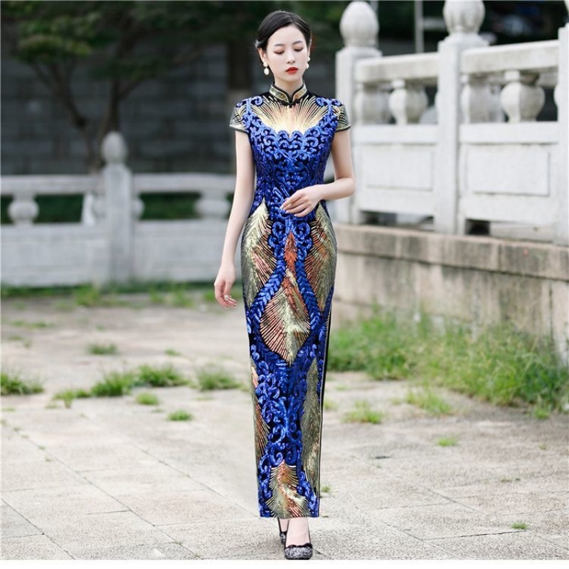 Woman Elegant Aodai Dress Shor - Ao Dai Vietnam Dress ulasan dan harga