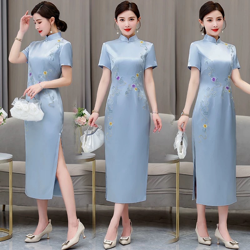 Women Ethnic Style Aodai  Cheo - Ao Dai Vietnam Dress ulasan dan harga