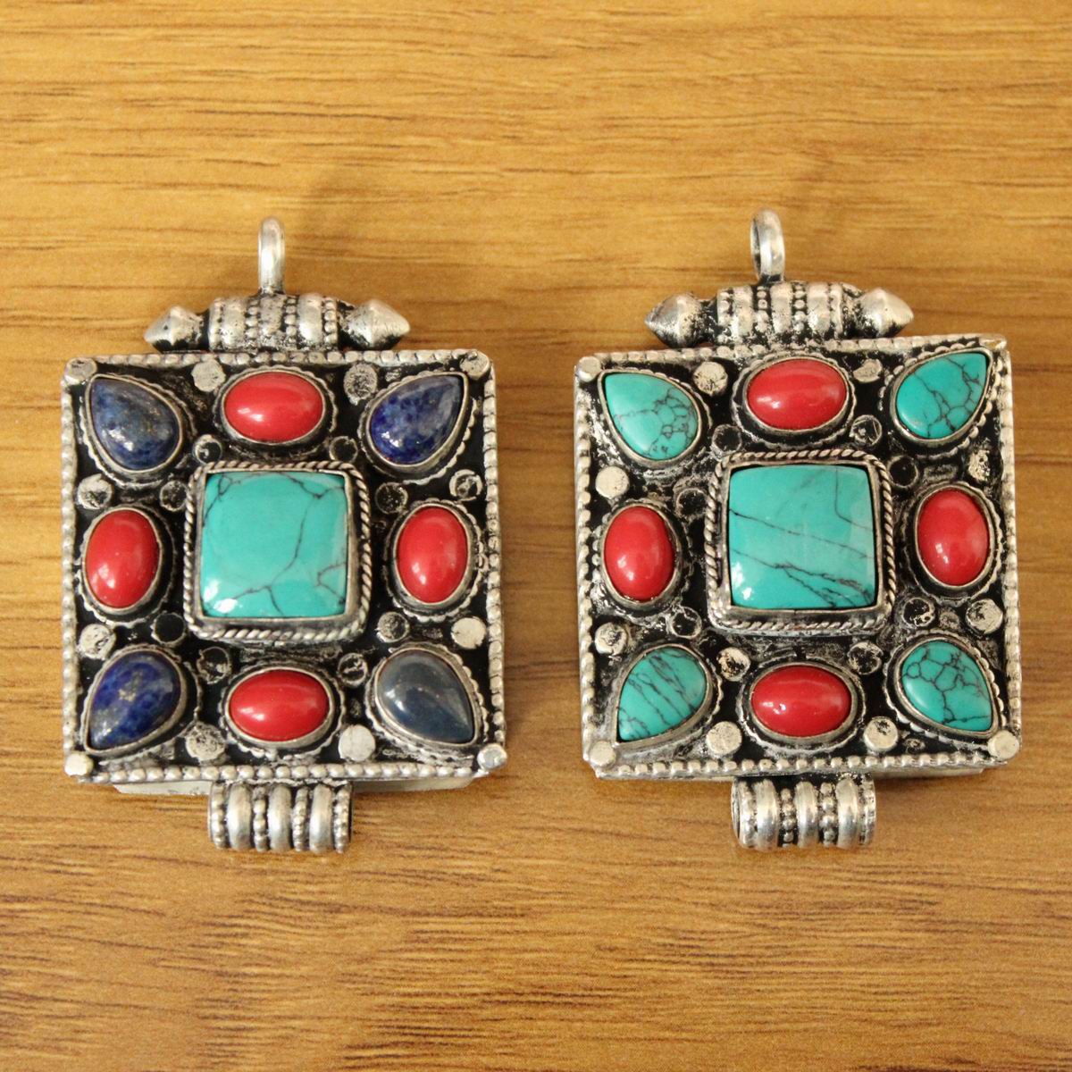 PN257 Ethnic Tibetan Silver Me - Ethnic Fashion Store ulasan dan harga
