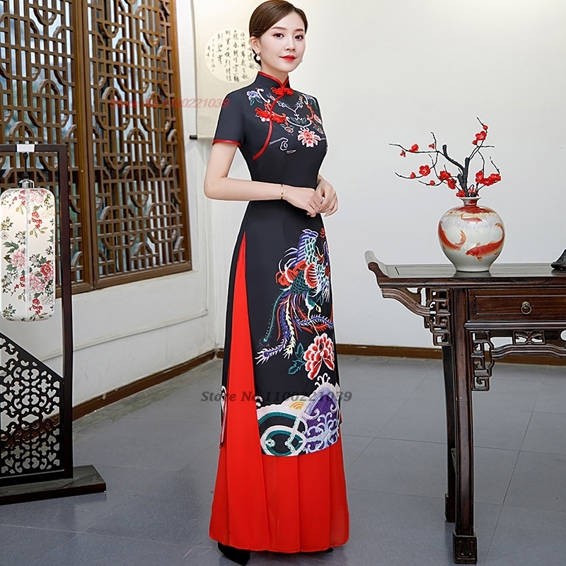 2026 chinese improved qipao dr - Ao Dai Vietnam Dress ulasan dan harga