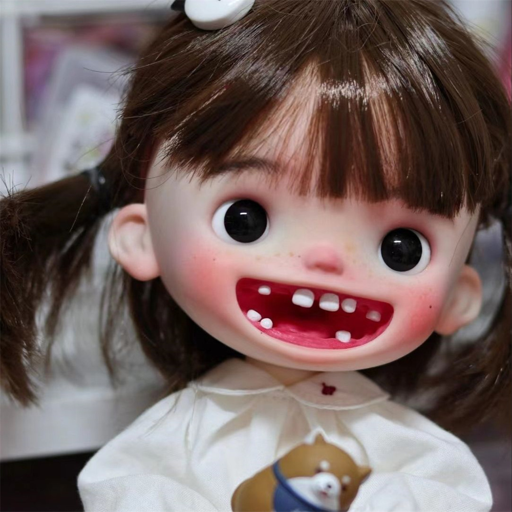 New mischievous girl resin Dol - Ethnic Fashion Store ulasan dan harga