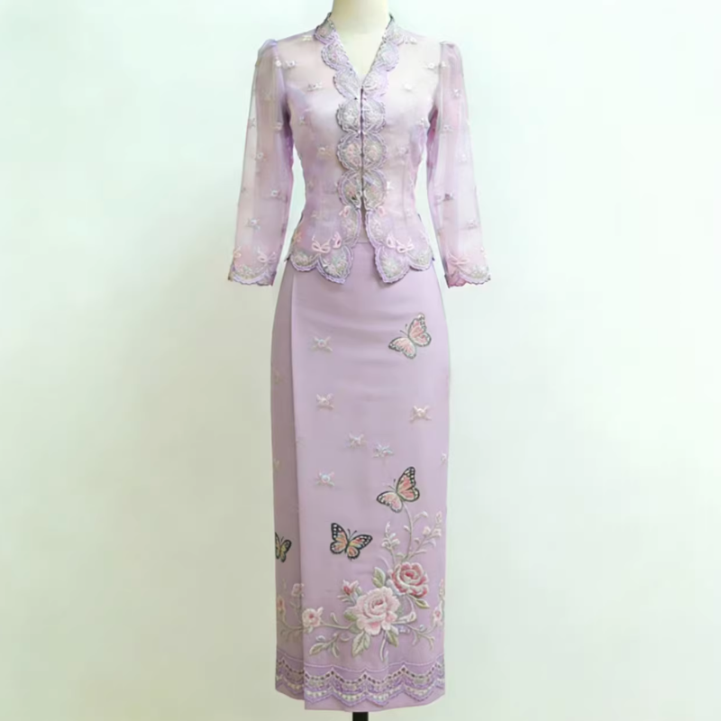Little Nyonya Clothing Butterf - Batik Sarong Wrap ulasan dan harga