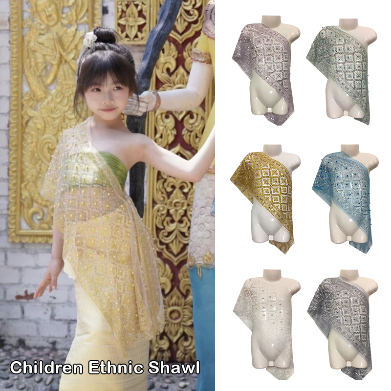 Thai Traditional Costume Child - Batik Sarong Wrap ulasan dan harga
