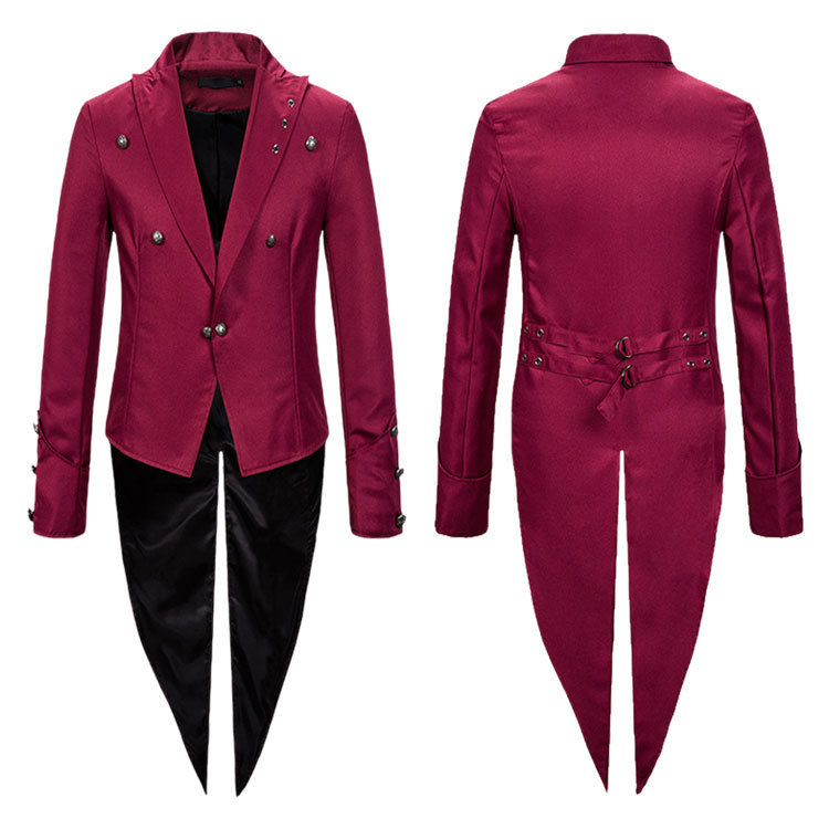 Retro Tailcoat Women's Stage P - Fashion Show Ethnic Wear ulasan dan harga