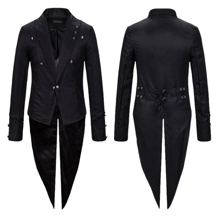 Retro Tailcoat Women's Stage P - Fashion Show Ethnic Wear ulasan dan harga