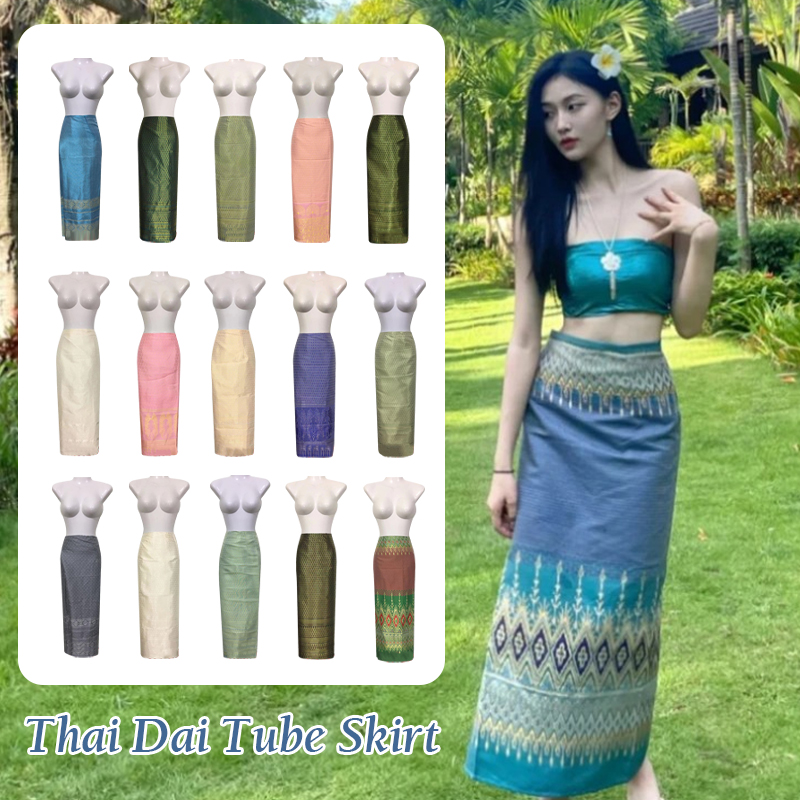 Women Thai Traditional Long Sk - Batik Sarong Wrap ulasan dan harga