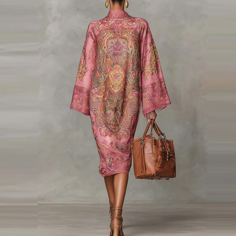 Horn sleeve loose casual holid - Ethnic Fashion Runway ulasan dan harga