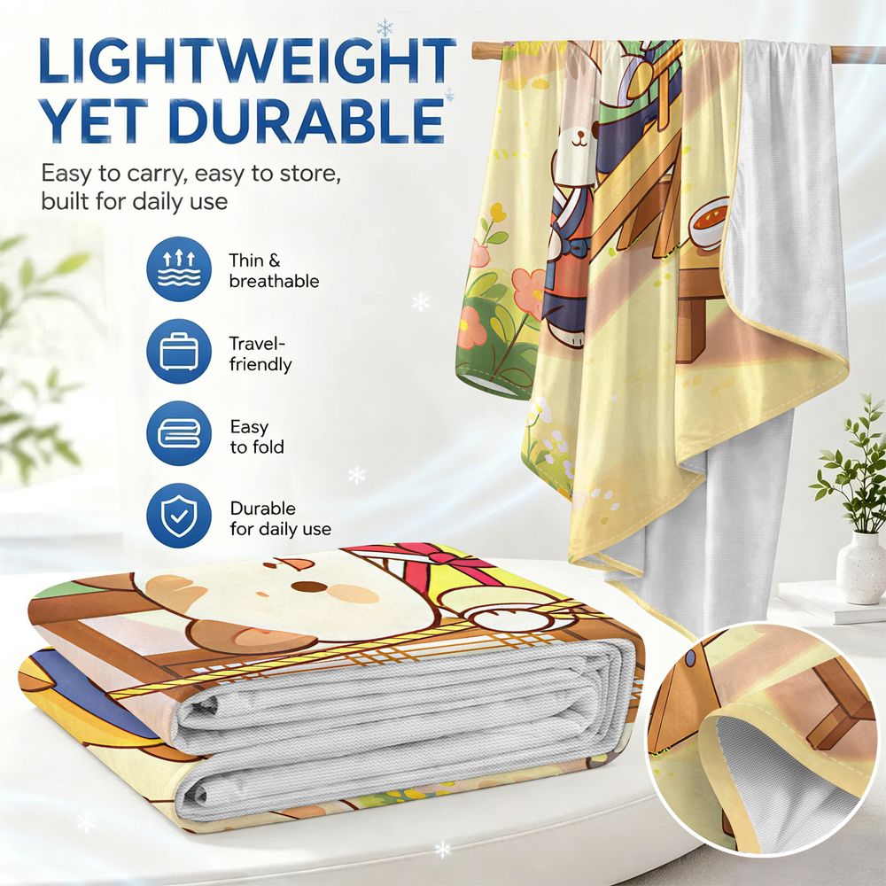 Cooling Blanket Hanbok Shiba D - Hanbok Modern Set ulasan dan harga