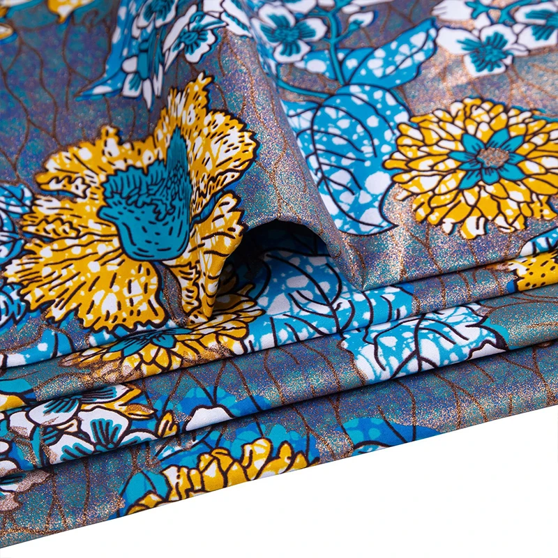 Cotton African Flash Gold Prin - African Ankara Print ulasan dan harga