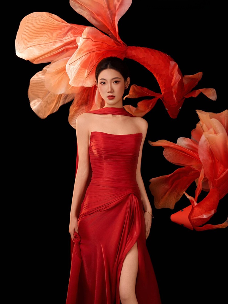2026 New Year Red Lucky Carp C - Ethnic Fashion Studio ulasan dan harga