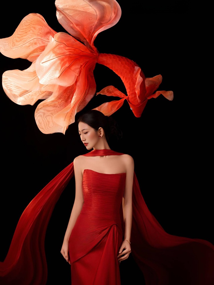 2026 New Year Red Lucky Carp C - Ethnic Fashion Studio ulasan dan harga