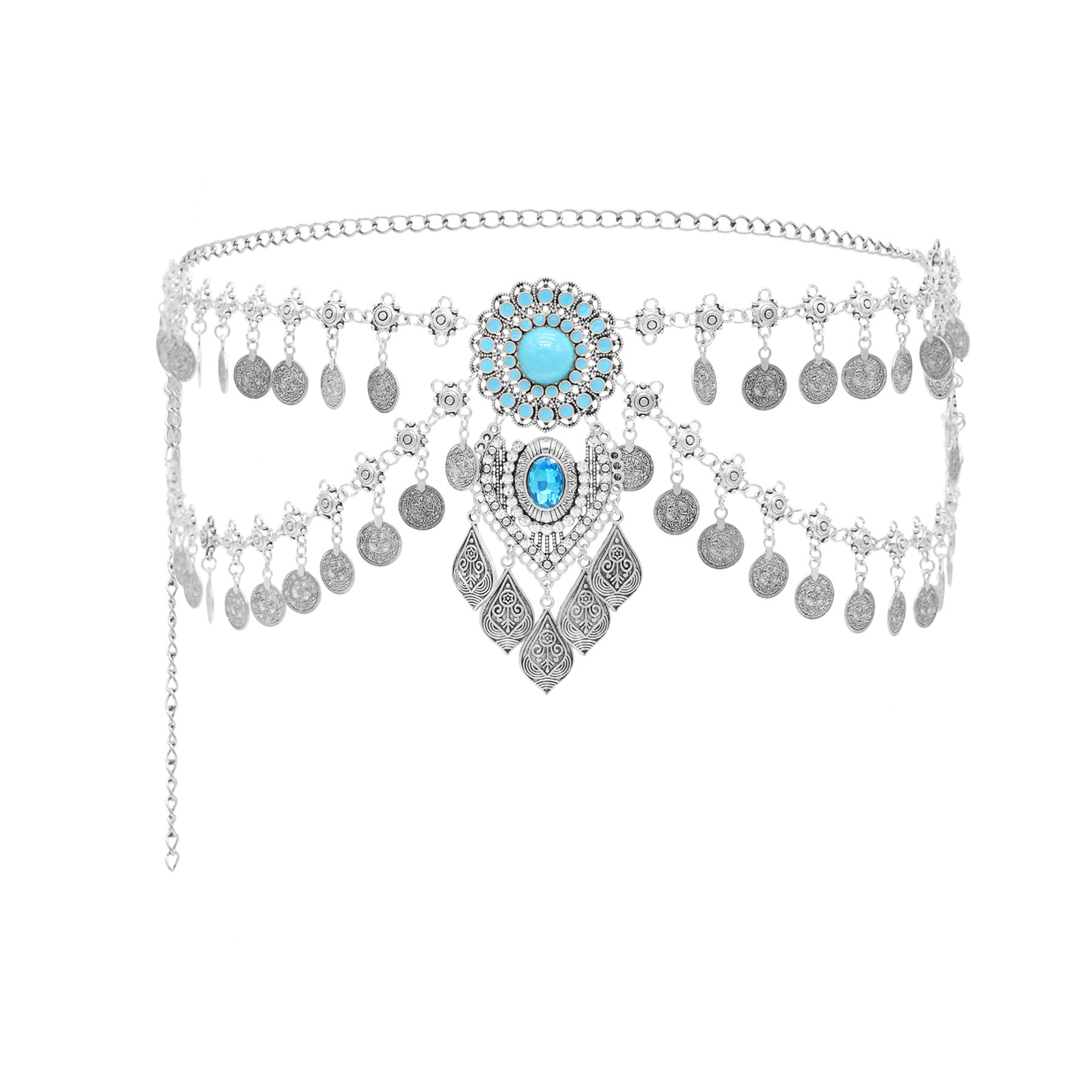 New Bohemian Coin Tassels Faux - Ethnic Modern Fashion ulasan dan harga
