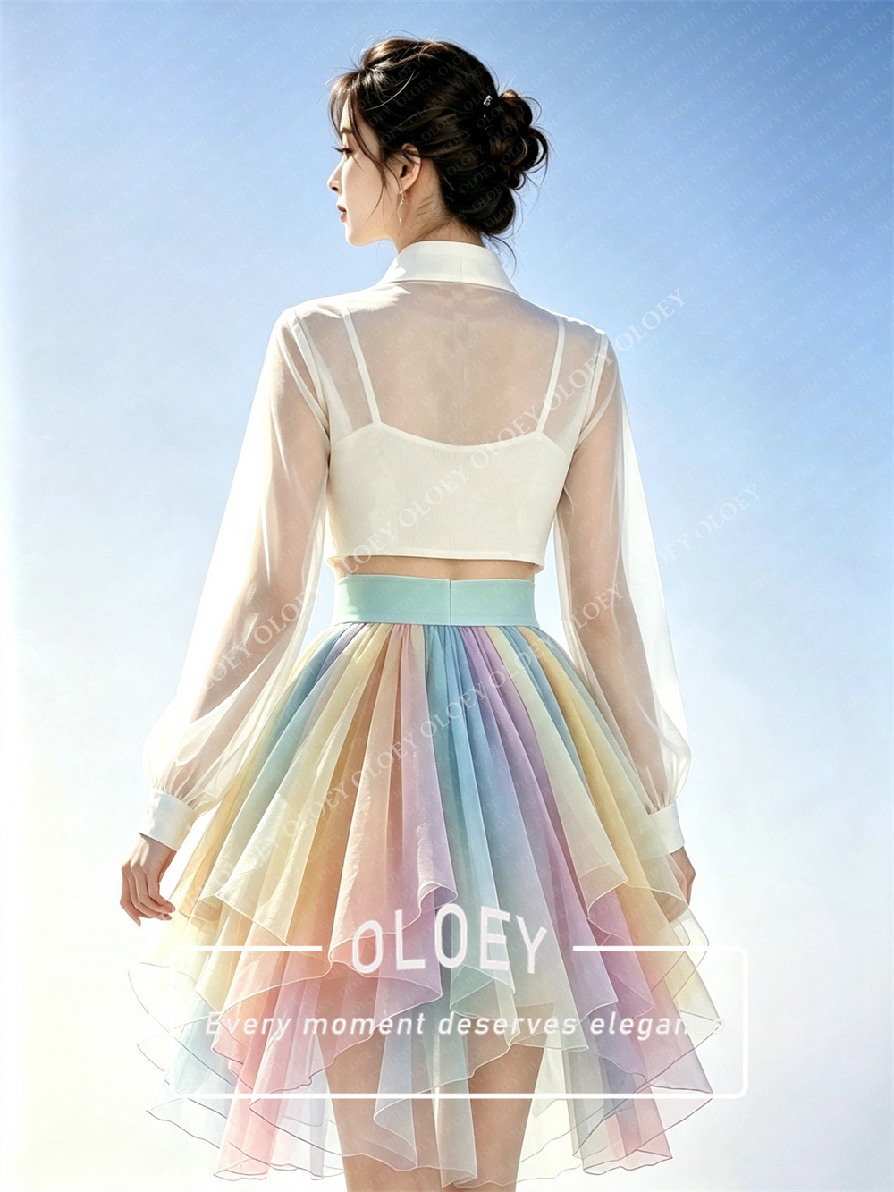 OLOEY Modern 3 PCS Short Conce - Hanbok Modern Set ulasan dan harga