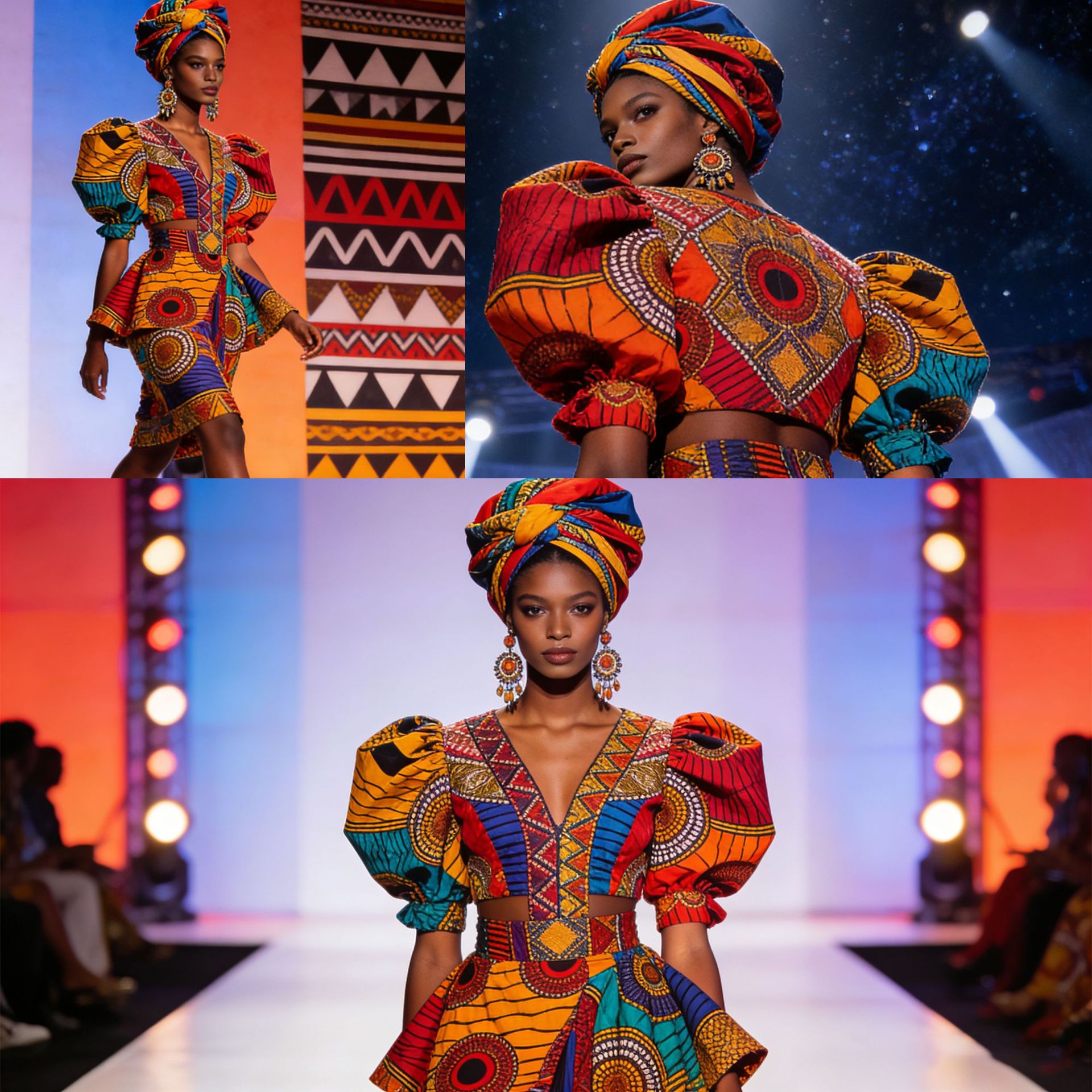 6Yards African Wax Print Doubl - African Ankara Print ulasan dan harga